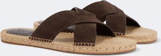 Ermenegildo Zegna Suede espadrille sandals