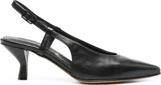 Pomme D'Or Pumps con cinturino posteriore - Nero