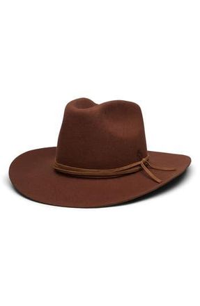 Wyeth Nyc Stiff Brim Cowboy Hat in Cinnamon at Nordstrom Rack