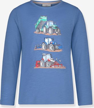 Salt And Pepper Langarmshirt Traktoren Jungen SALT AND PEPPER jeansblau