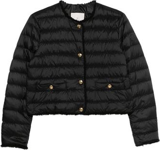 Moncler Fleurs Button Quilted Jacket