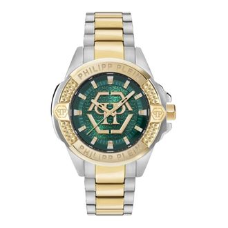 Philipp Plein High-Conic Horloge - Heren - Accessoires - Groen - Maat: ONE Size