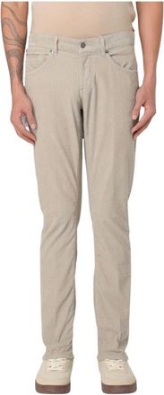 Dondup Velvet George Broek - Heren - Slim Fit Broeken - Beige - W33 - Broeken