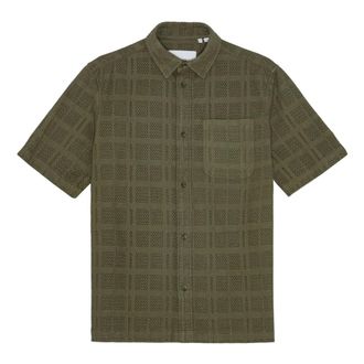 Les Deux Short Sleeve Shirts, male, Green, Size: M Short Sleeve Shirts