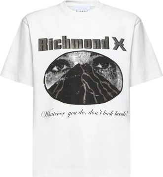 John Richmond Hombre, Camisetas, Blanco, Talla: XL
