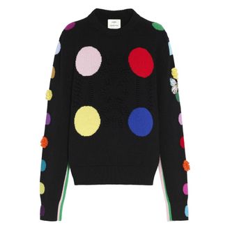 Barrie Jersey de punto con cuello redondo - Knitwear - Mujer - Negro - M