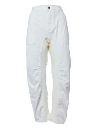 Stella McCartney Katoenen broek - Wit