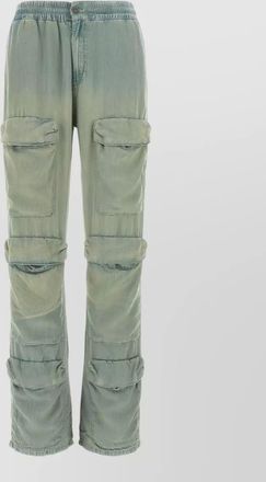 Diesel button detail cargo trousers back pocket belt