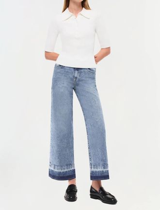 Jonathan Simkhai Jude Wide Leg Jean In Sherwood