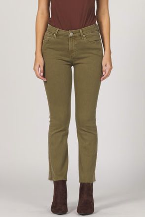 Dear John Denim Jeanne Straight Leg Jeans In Olive Branch