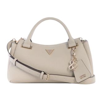 Guess Evie Triple Compartment Satchel - female - Guess - Handbags - White - ONE SIZE - Bags