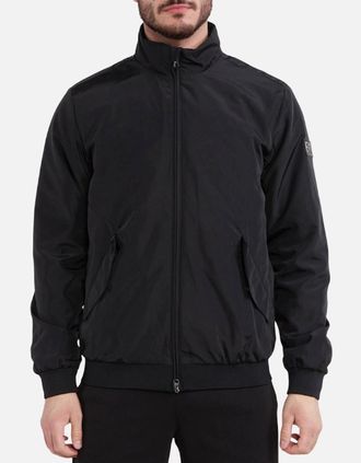 Emporio Armani Mens EA7 Patch Logo Black Jacket - Size: 42/Regular