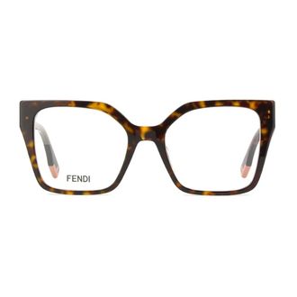 Fendi Sunglasses, female, Brown, Size: 54 MM Stylish Crossbody Bag in Black