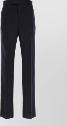 Jil Sander wool straight leg tailored pants belt loops