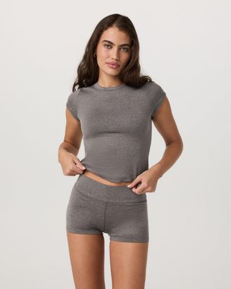 Vuori Clothing Halo Baby T-Shirt | Chia Heather | XS, Size Extra Small