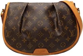 Louis Vuitton Pre-owned Cross Body Bags, female, Brown, Size: ONE SIZE Pre-owned Menilmontant PM