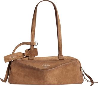 Balenciaga Light Brown Carrie Large Shoulder Bag
