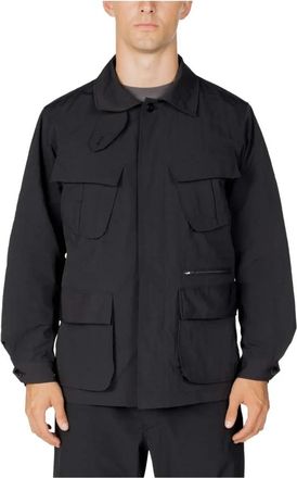 Snow Peak Nylon Washer Jacket - Heren - Outdoorjassen - Zwart - XL - Nylon - Fitness