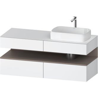 Duravit Qatego Consola Mueble Bajo Lavabo, 2 Extensiones, 2 - Duravit