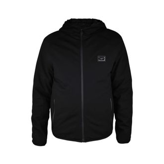 Dolce & Gabbana Jassen, Heren, Zwart, S, Leer, Hooded Jersey Jacket