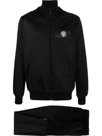 Plein Sport logo-print track suit - Black