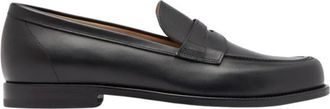 Scarosso Klassieke Penny Loafers - Heren - Loafers - Zwart - 40 1/2 EU - Leer - Schoenen