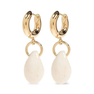 Isabel Marant Accessoires, Dames, Geel, ONE Size, Oorbellen met hangende bedel