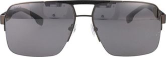 HUGO BOSS 1767/S Aviator Zonnebril - unisex - Zonnebrillen - Zwart - 60 MM - Accessoires
