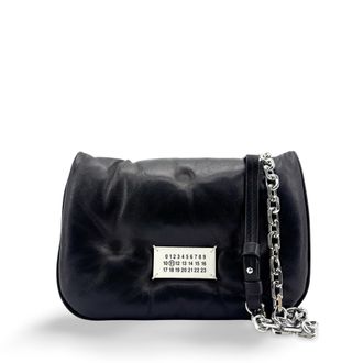 Maison Margiela Glam Slam Small Chain Shoulder Bag Black