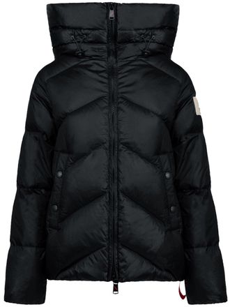 Afterlabel Black Chevron Quilted Polyamide Down Jacket