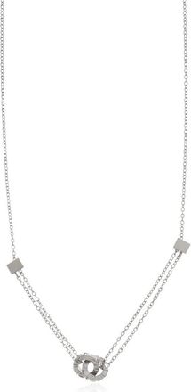 Versace Greca Ketting - Dames - Kettingen - Grijs - ONE Size - Accessoires