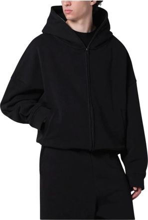 Entire studios Eternal Zip Hoodie - Heren - Vesten met rits - Zwart - L - Katoen - Hoodies & sweatvesten