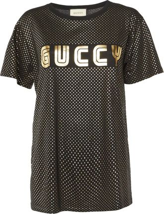Gucci logo-print cotton t-shirt - Black