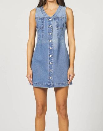 Dear John Denim Sabrina Denim Dress In Pacific