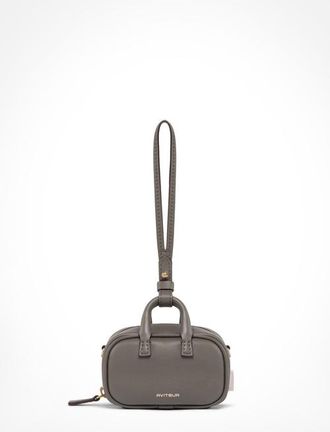 Aviteur Mini Maia Calfskin Bag in Elephant Grey at Nordstrom