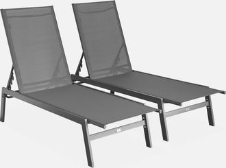Sweeek Tumbona De Acero Multi Posiciones, Set De 2