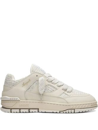 Axel Arigato Area Lo sneakers - men - Polyester/Cotton/Recycled Polyester/Calf Leather/Polyurethane/Polyamide/Rubber - 47 - White