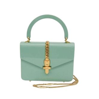 Gucci Pre-owned Sylvie 1969 Acryl Mini - Dames - Vintage Handtas - Groen - ONE Size - Vintage