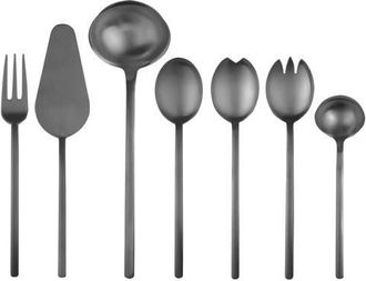 Mepra Due Serving Set - 7 Pieces in Ice Black Gold at Nordstrom