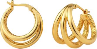 Gabi Rielle Triple Cage Hoop Earrings in Gold at Nordstrom Rack