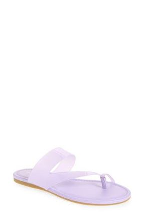 Stuart Weitzman Remy Toe Strap Sandal in Ice Lilac at Nordstrom Rack, Size 10