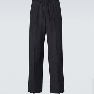 Umit Benan Julian linen and cotton straight pants