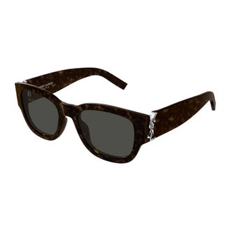 Saint Laurent SL M174 Zonnebril - Dames - Accessoires - Bruin - Maat: 53 MM