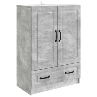 vidaXL Aparador Gris Hormig&oacute;n 66 X 34,5 X 92 Cm Madera De Ingenier&iacute;a Vidaxl