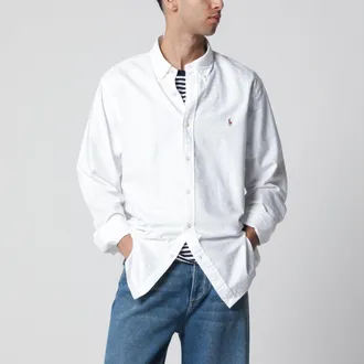 Polo Ralph Lauren Camicia Oxford bianca Custom-Fit