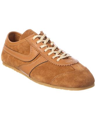 Dries Van Noten Suede & Leather Paneled Sneaker