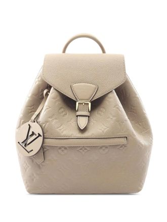 Louis Vuitton 2010-2025 Monogram Empreinte Montsouris PM backpack - Bruin