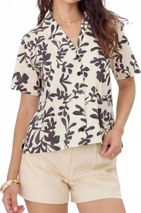 Greylin Aldo Vacation Shirt In Isla Botanical Print