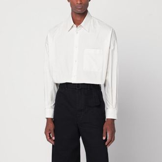 Christophe Lemaire Ivory cotton and silk shirt