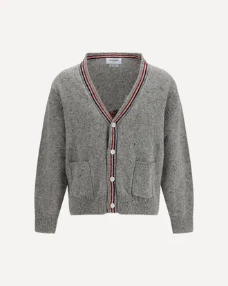 Thom Browne Hector Donegal Yarn Cardigan Male 3